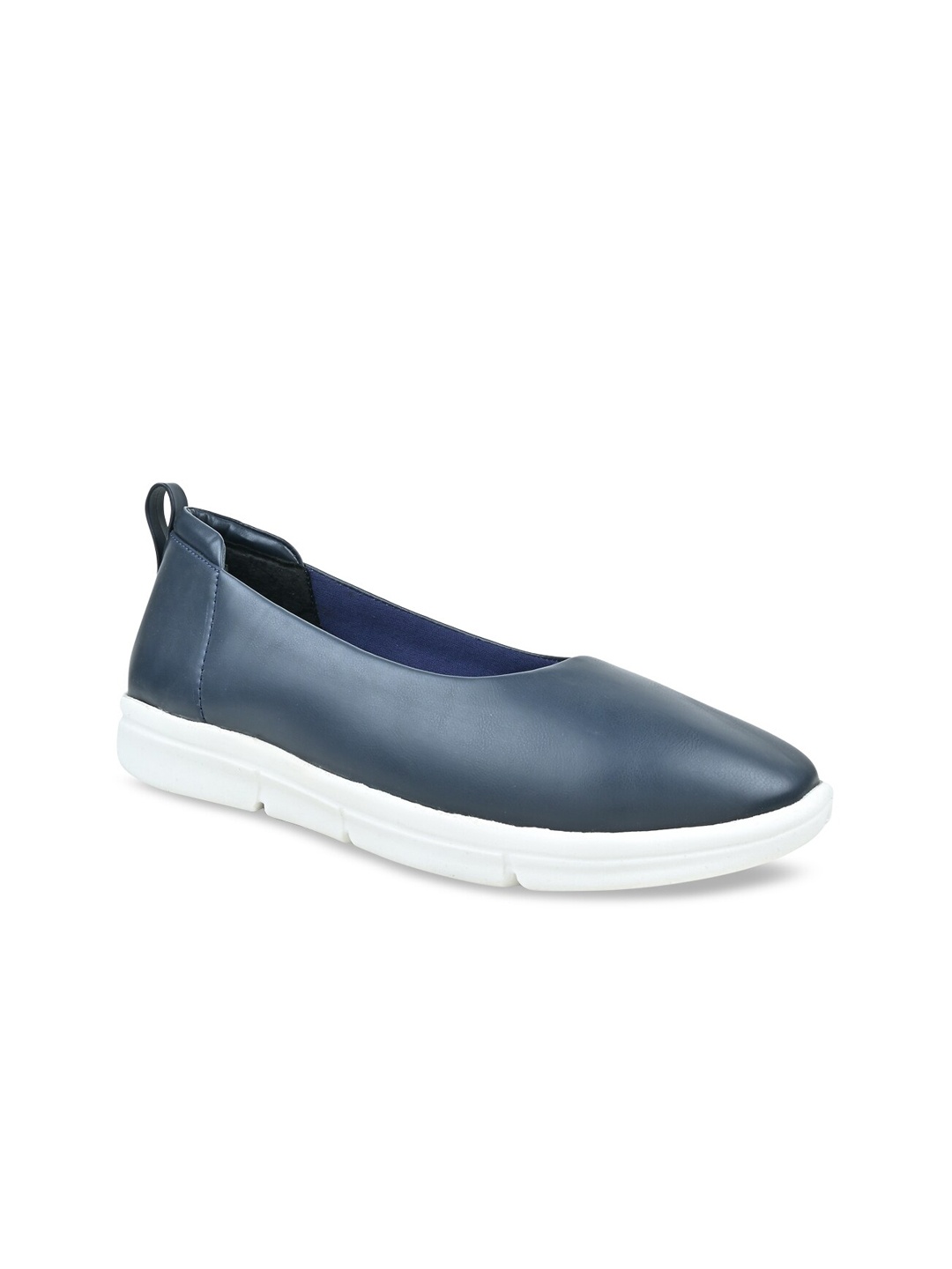 

Rocia Women Contrast Sole Slip-On Sneakers, Navy blue