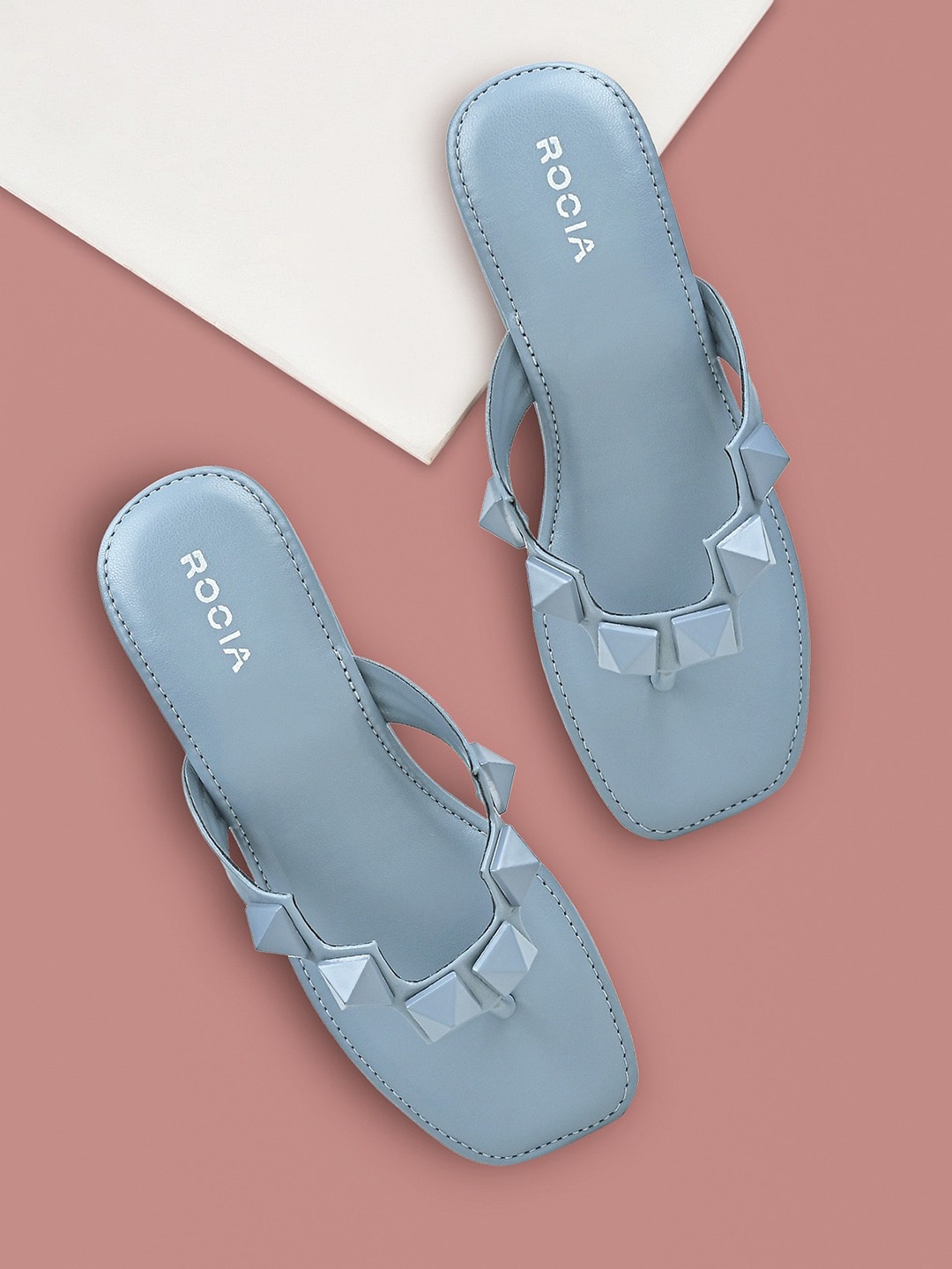 

Rocia Embellished Open Toe Wedges, Blue