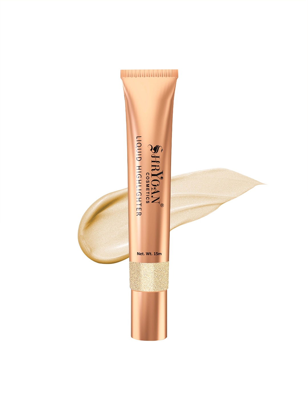 

SHRYOAN Long Lasting & Transfer-Proof Liquid Highlighter 15 ml - Shade 03, Gold