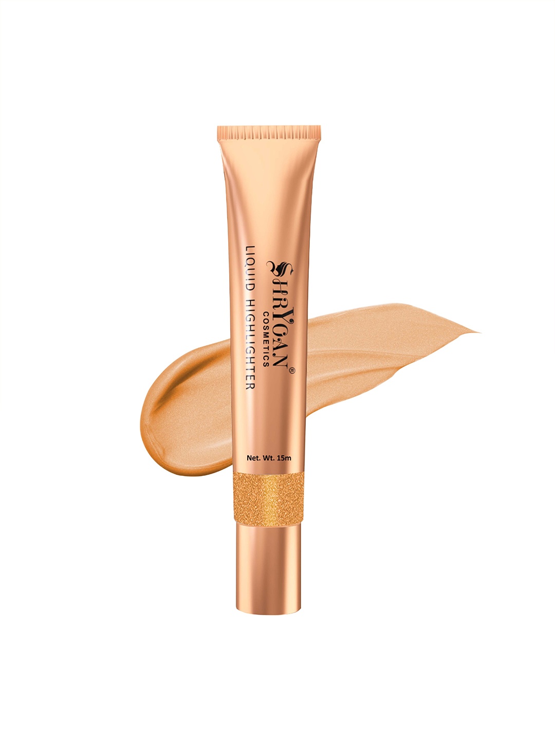 

SHRYOAN Long Lasting & Transfer-Proof Liquid Highlighter 15 ml - Shade 02, Gold