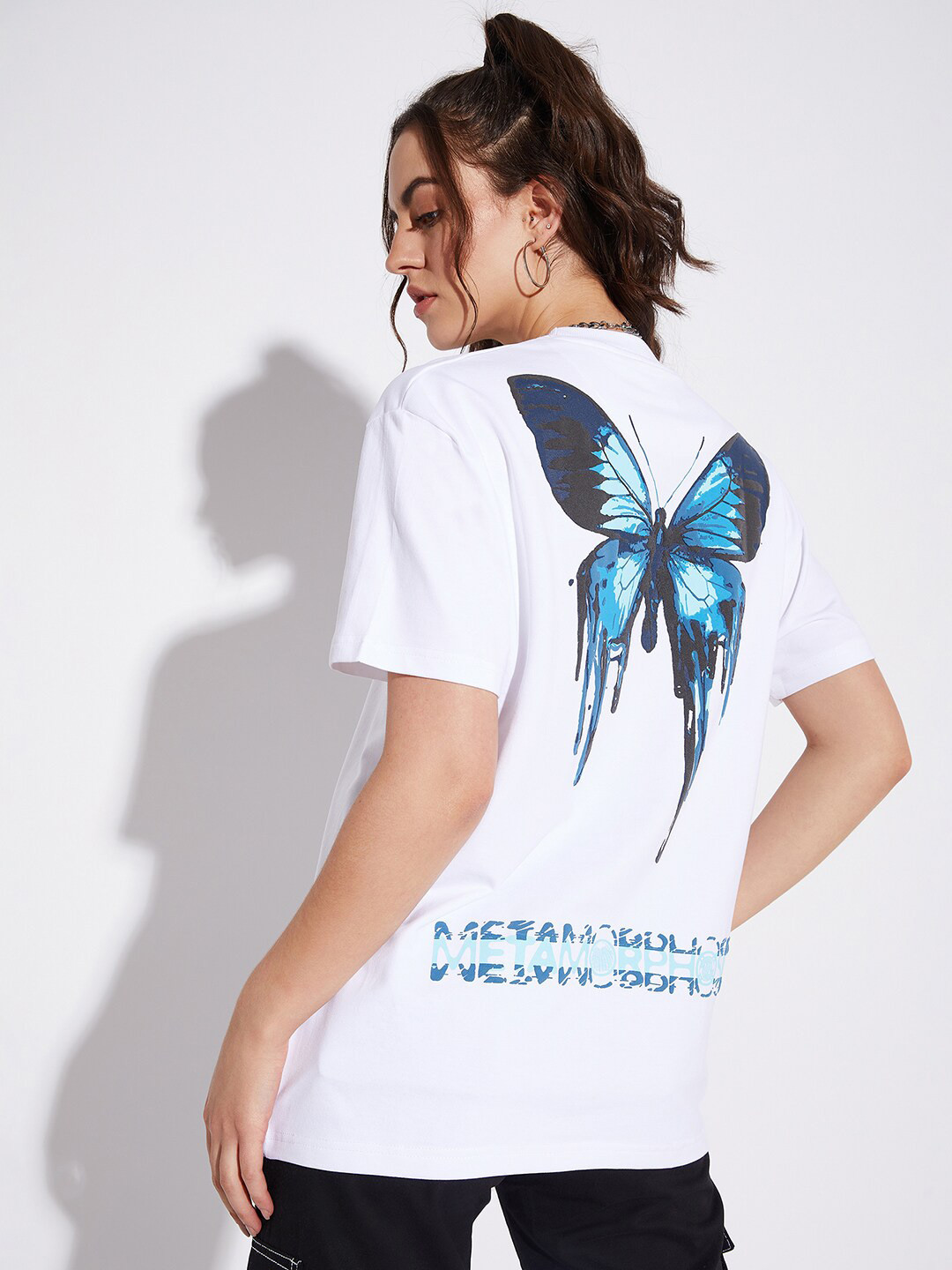 

FUGAZEE Unisex Graphic Printed Pure Cotton T-Shirt, White