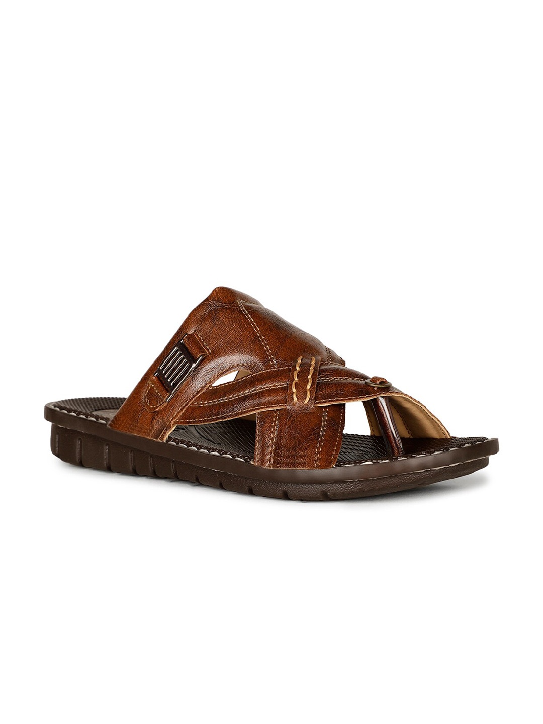 

Bata Slip-On Comfort Sandals, Brown
