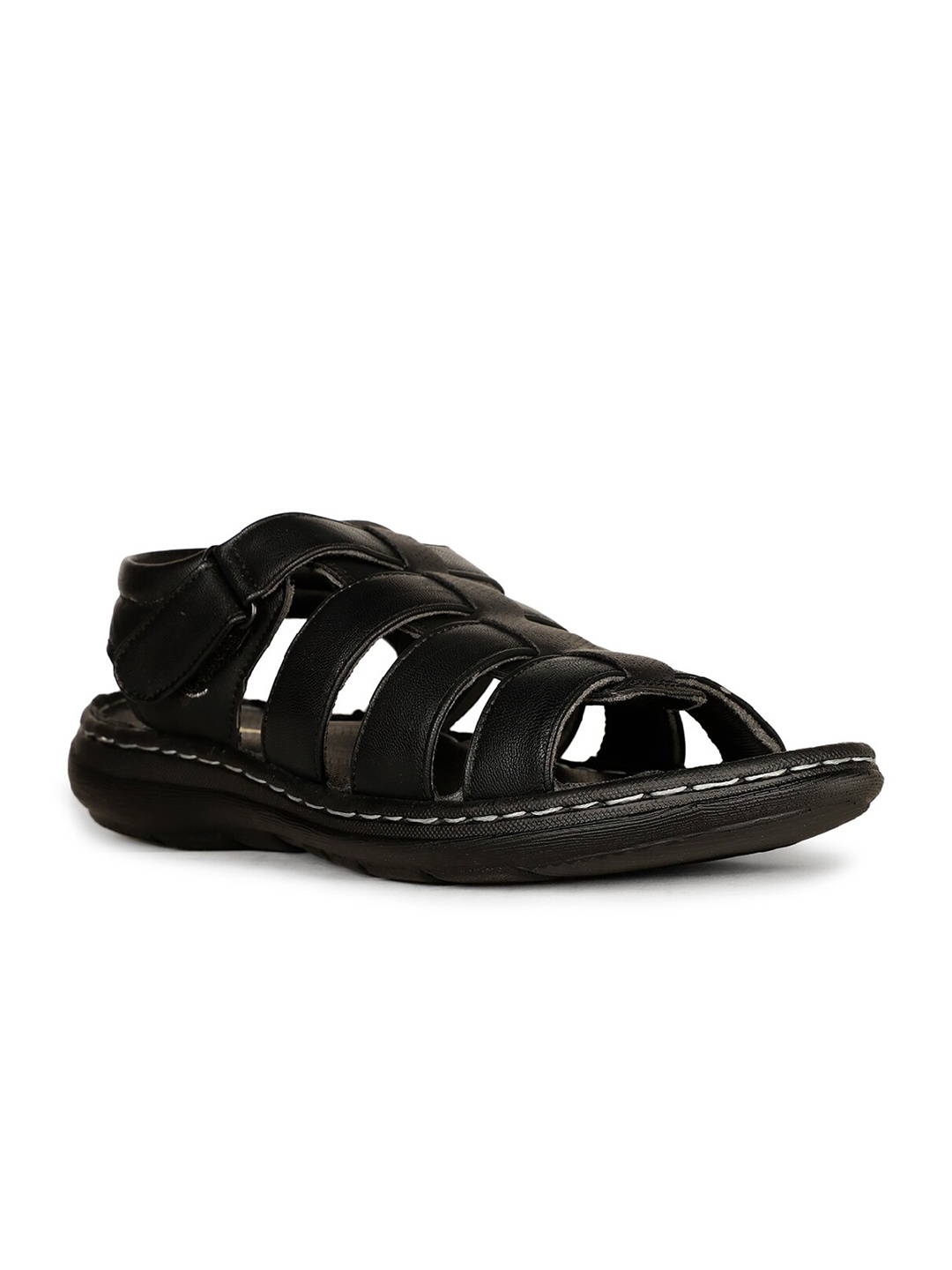

Bata Casual Fisherman Velcro Sandals, Black