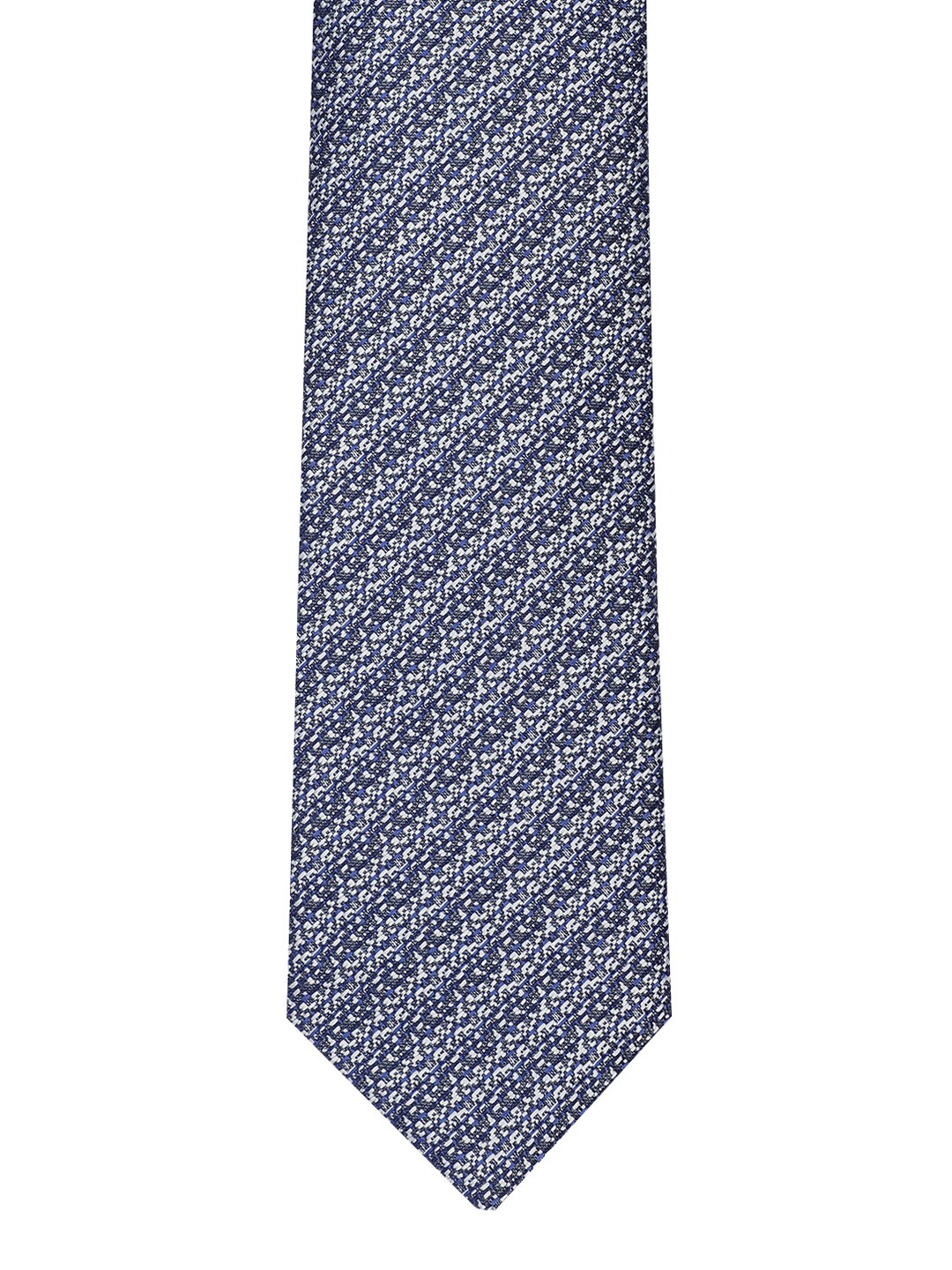 

Louis Philippe Men Printed Broad Tie, Blue