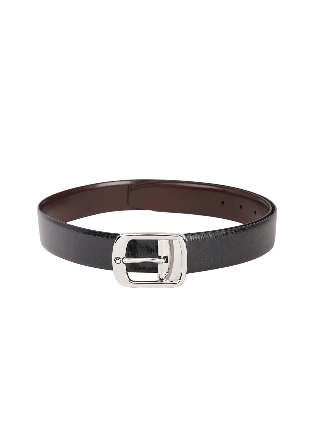 

Louis Philippe Men Leather Reversible Belt, Black