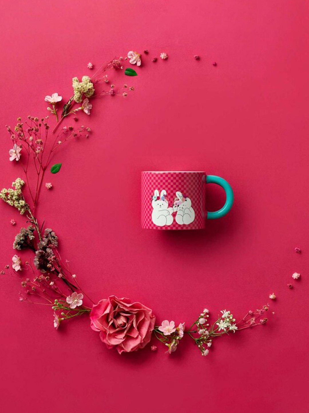 

Starbucks New Year Rabbit Ceramic Mug 355 ml, Red