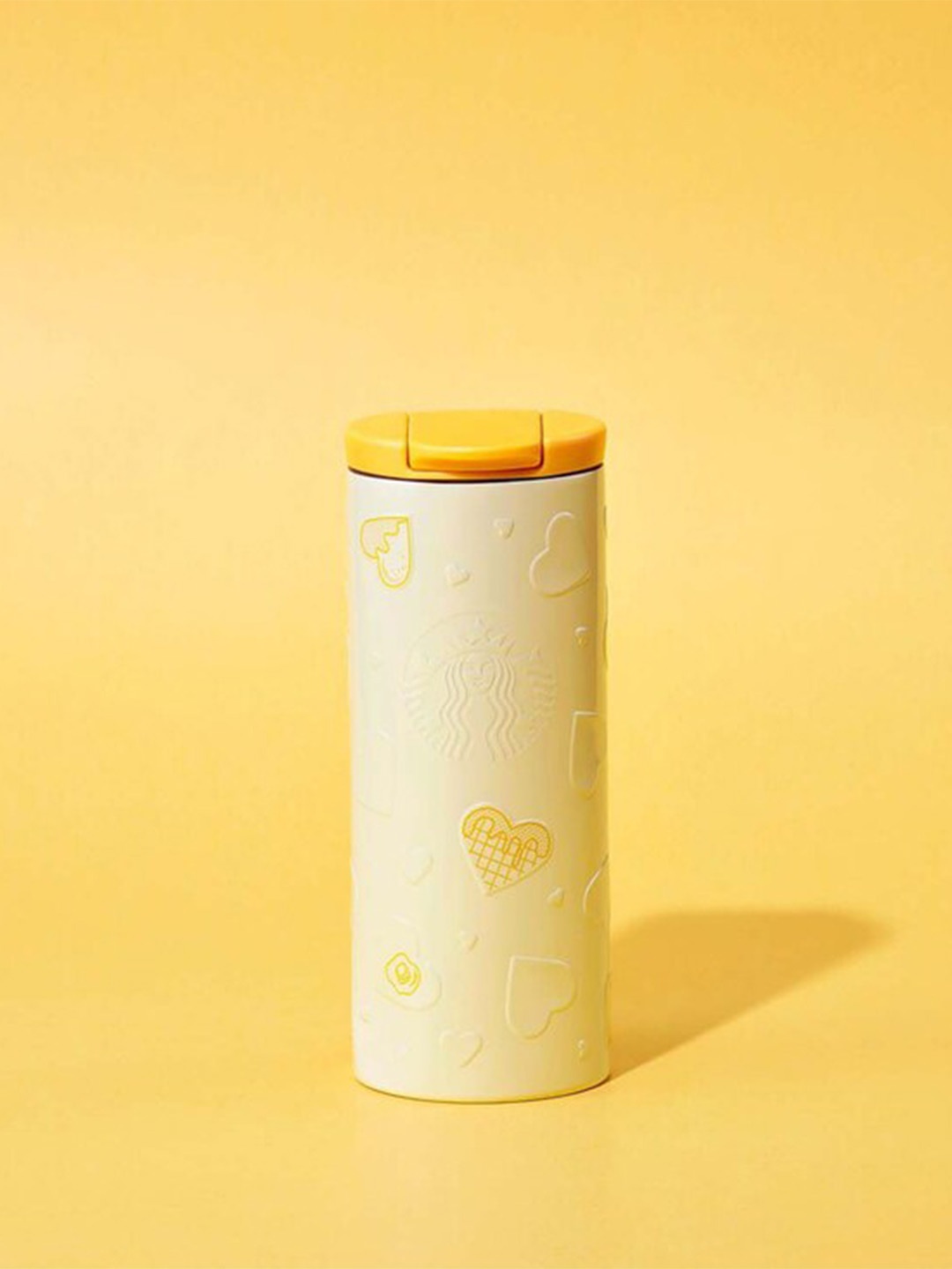 

Starbucks Yellow Butter Heart Stainless Steel Tumbler - 355 ml