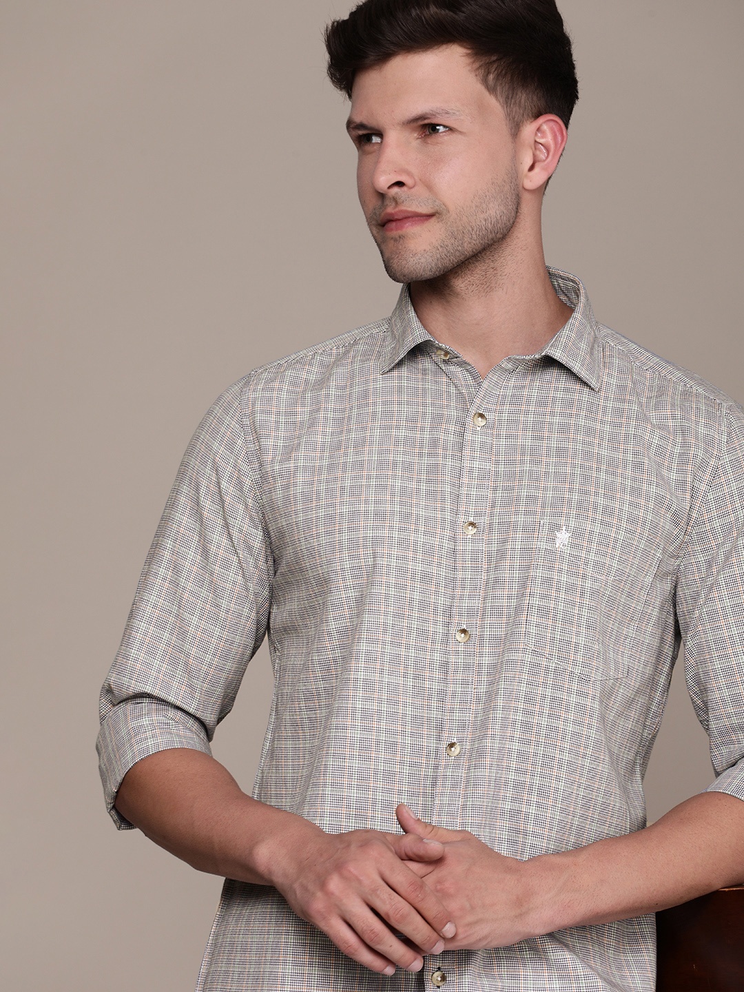 

French Connection Slim Fit Pure Cotton Casual Shirt, Multi