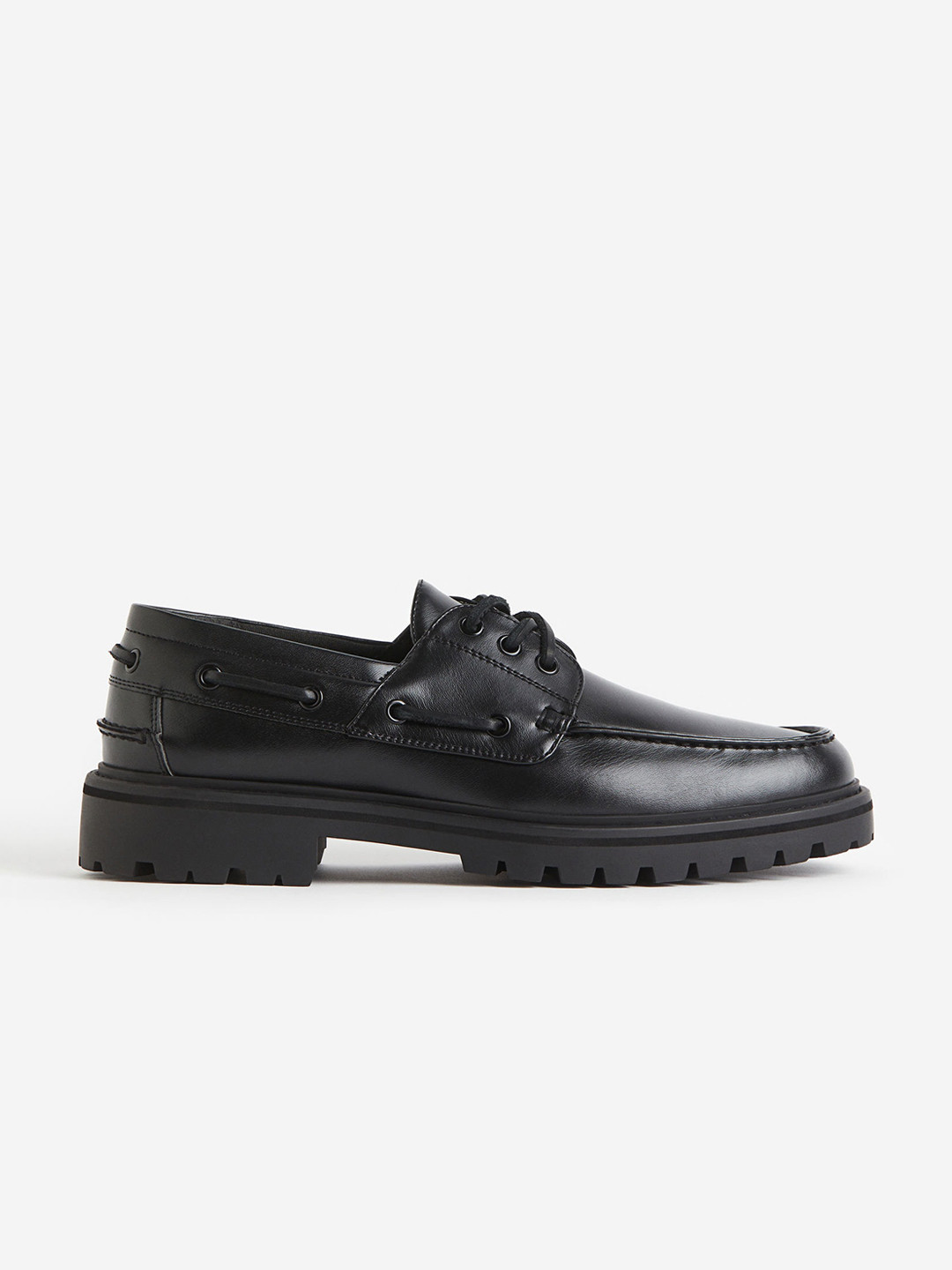 

H&M Men Chunky Deck Shoes, Black