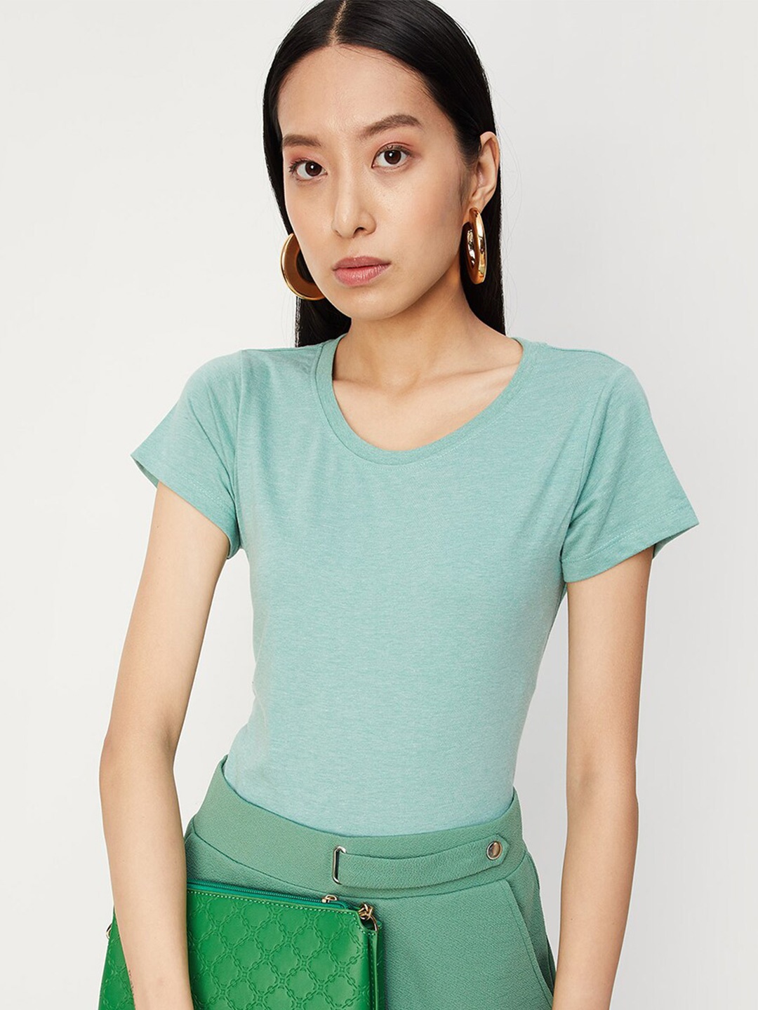 

max Round Neck T-shirt, Green