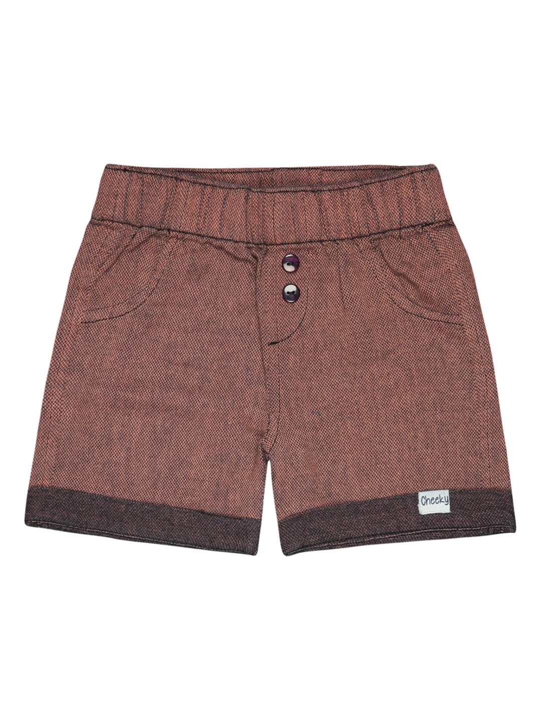 

Bodycare Kids Boys Mid-Rise Cotton Shorts, Red