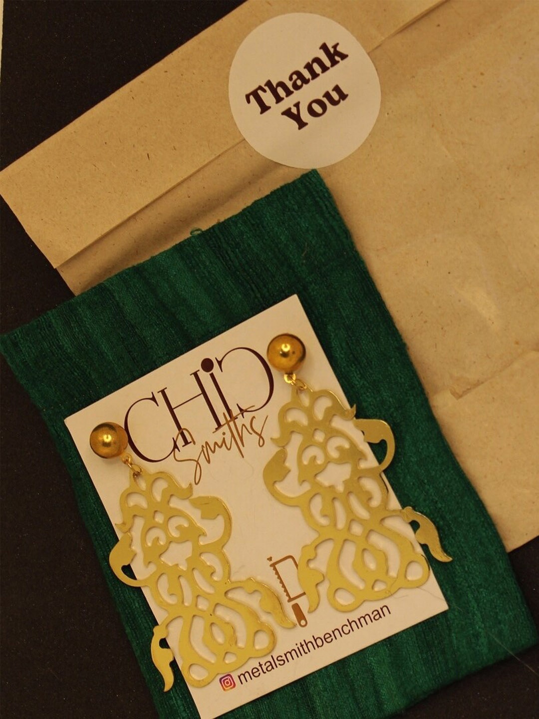 

Goldnera Gold Plated Drop Earrings