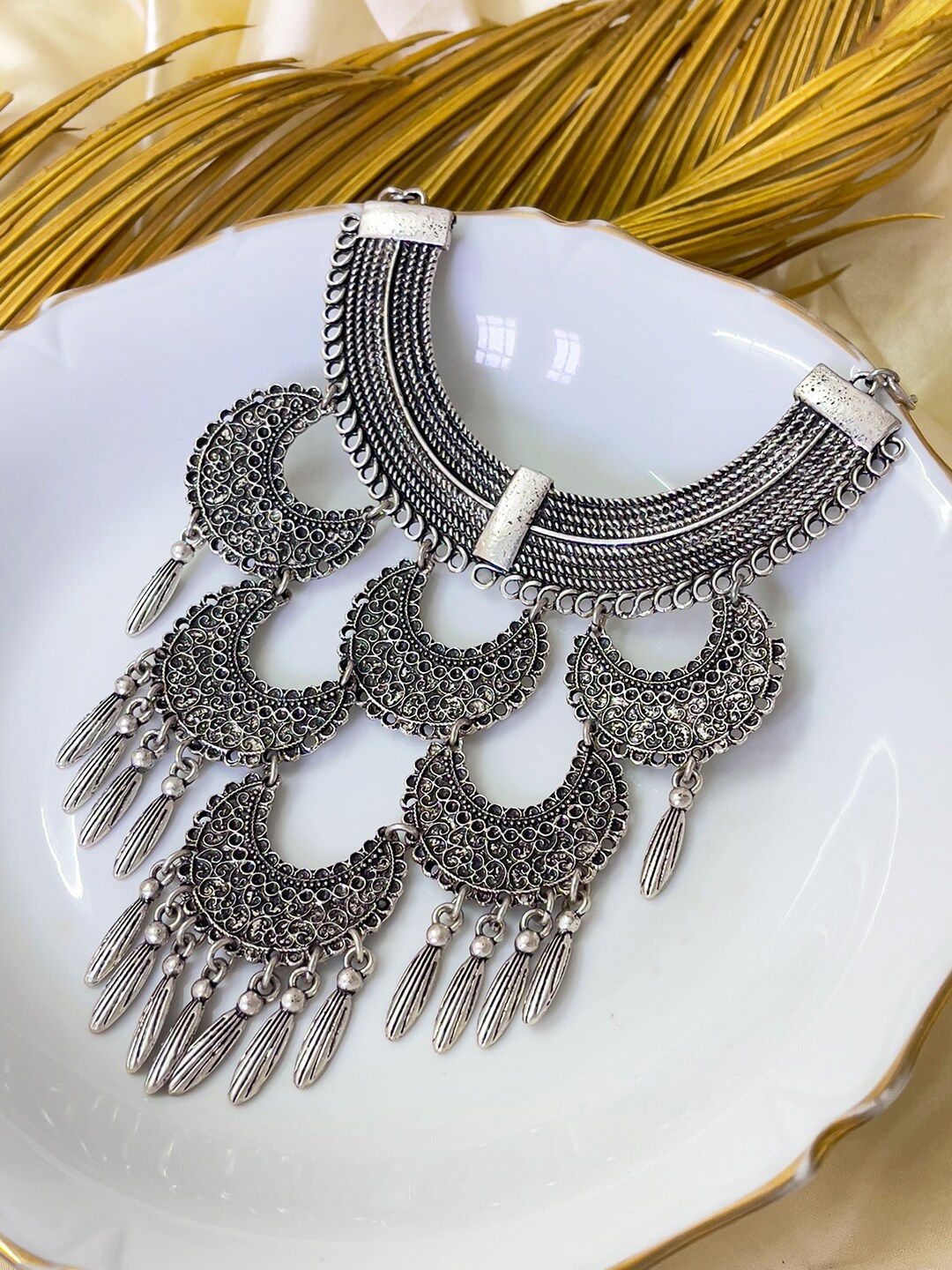 

Ayesha Silver-Plated Necklace