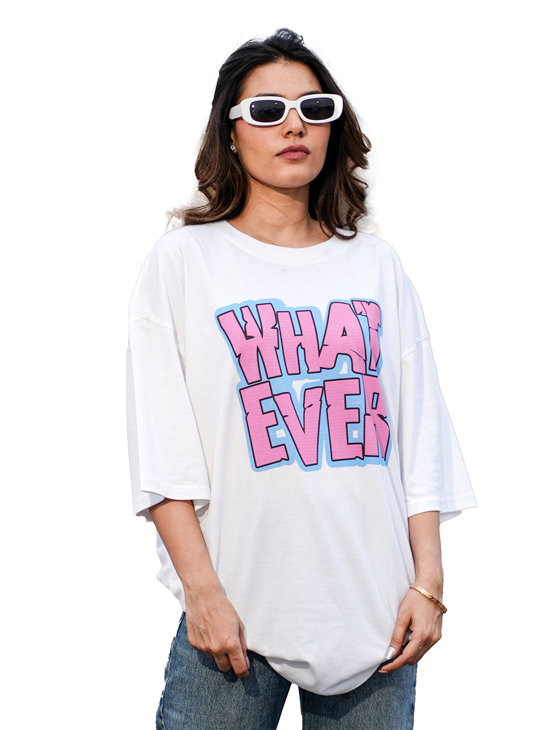 

Bloopers Store Typography Printed T-shirt, White