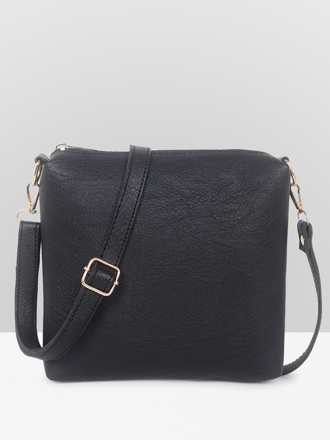 

Stropcarry Oversized Structured Sling Bag, Black