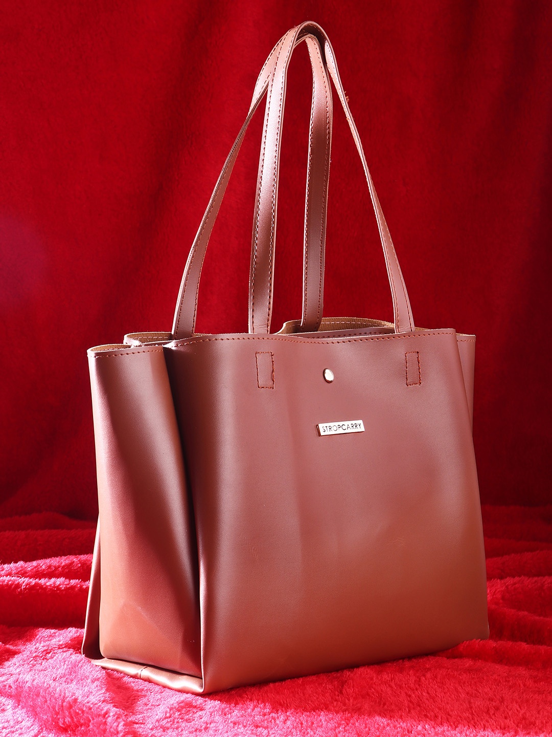 

Stropcarry PU Swagger Shoulder Bag, Brown