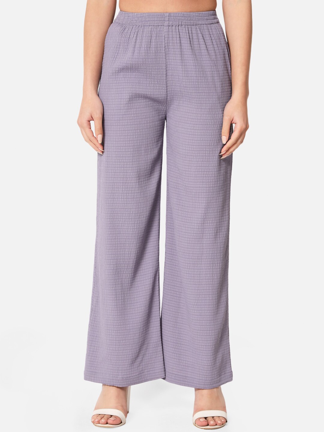 

BAESD Straight Fit Palazzos, Purple