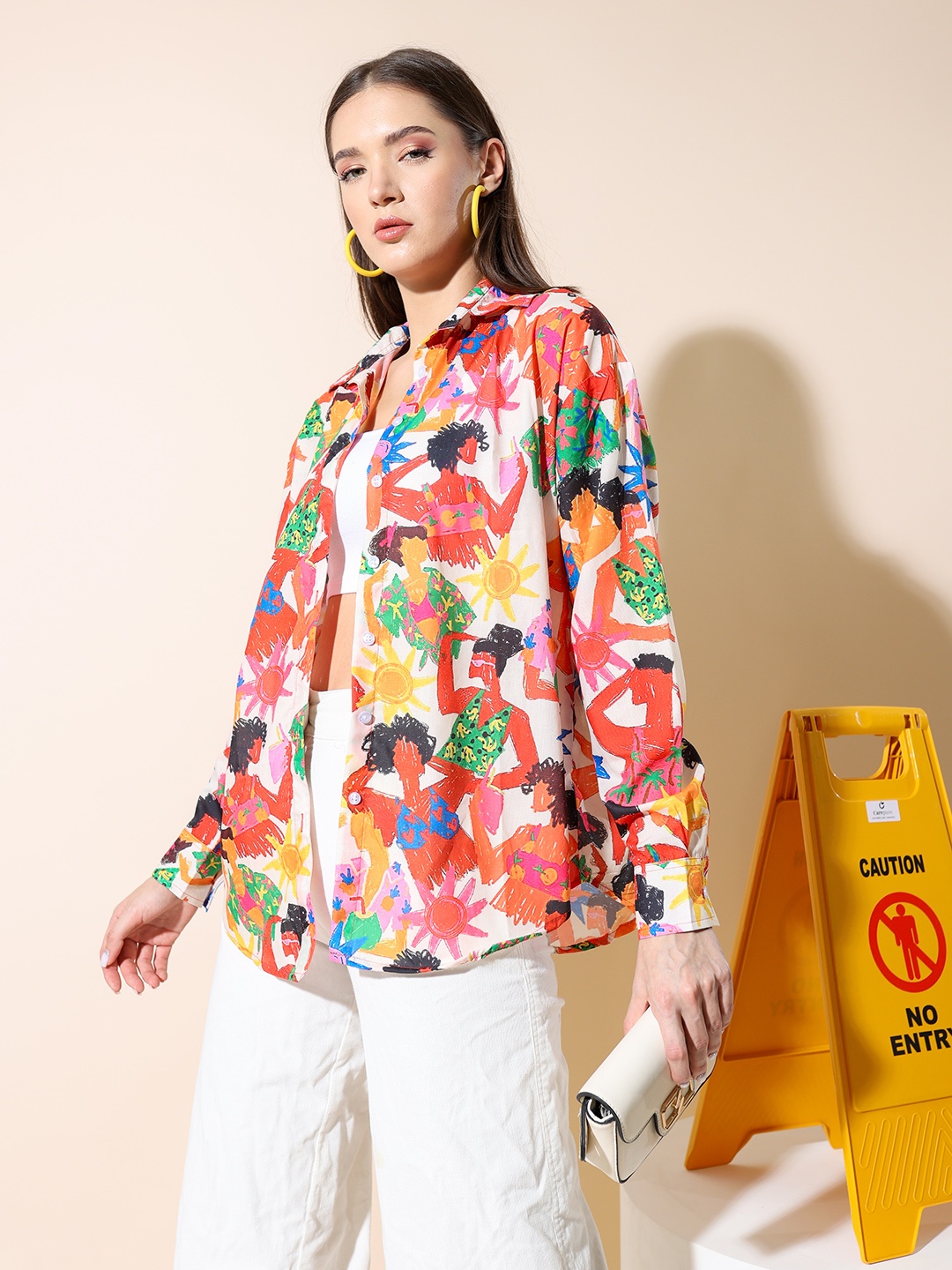

Stylecast X Hersheinbox Pure Cotton Printed Casual Shirt, Multi