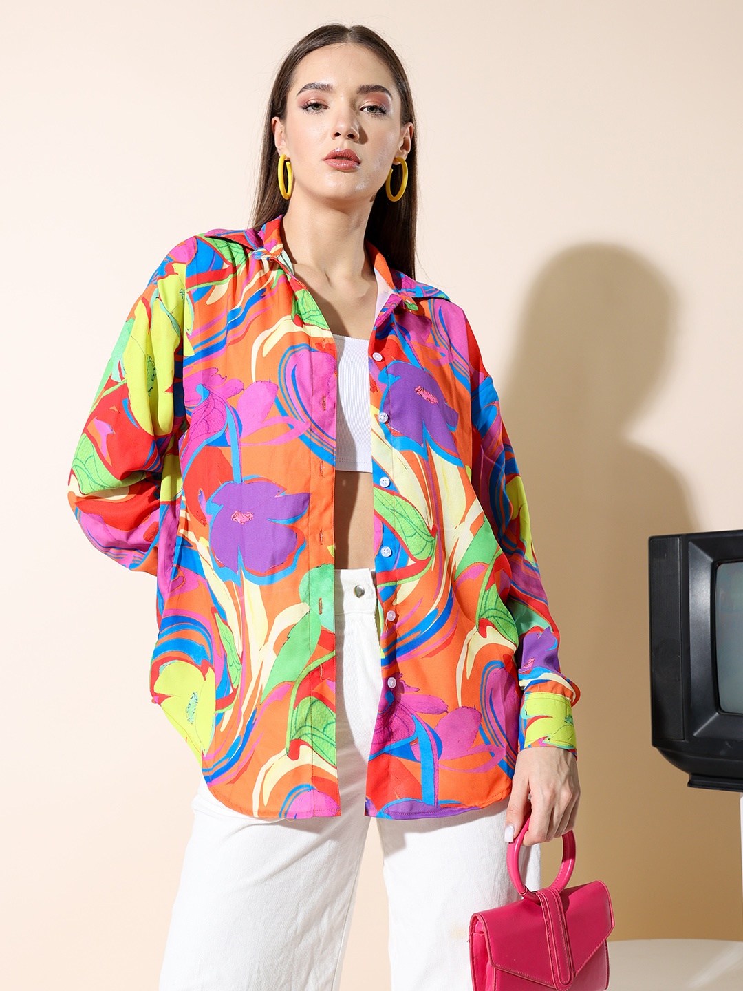 

Stylecast X Hersheinbox Graphic Printed Casual Shirt, Multi
