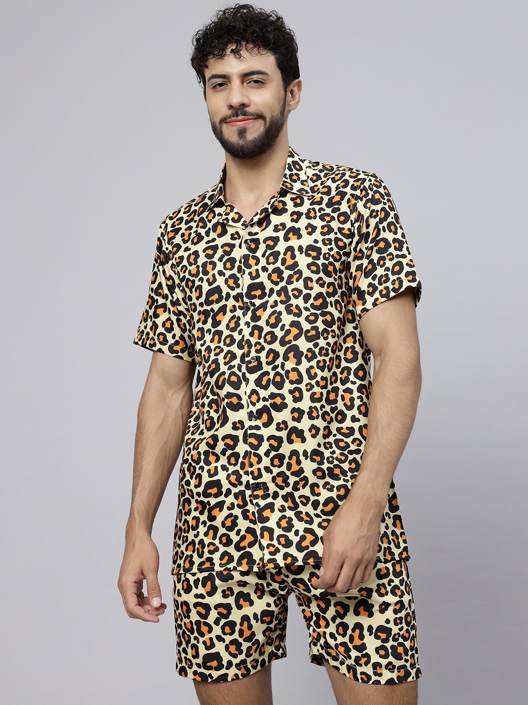 

Vrundavan ethics Animal Printed Co-Ords, Beige