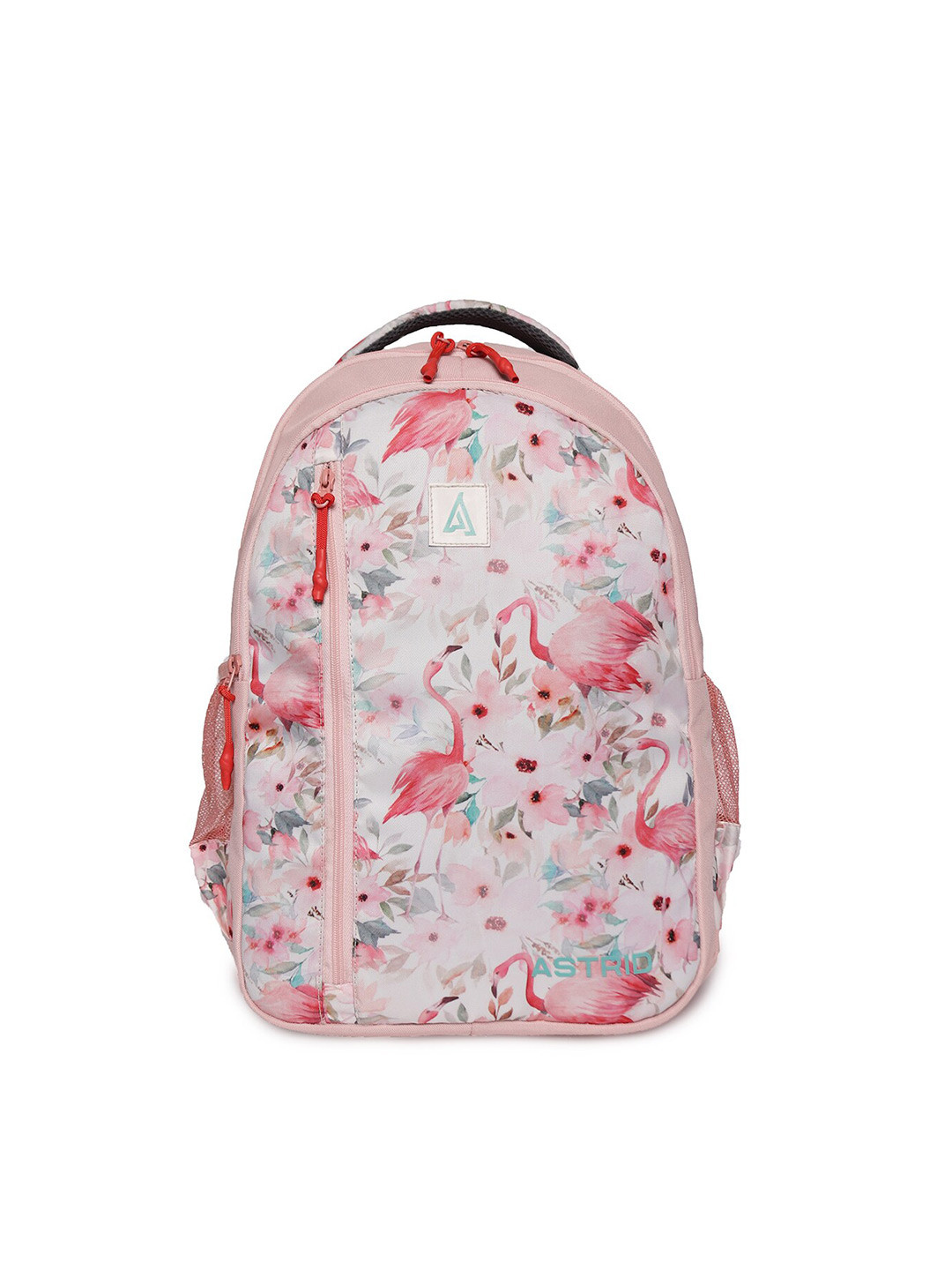 

ASTRID Women Pink & White Graphic Backpack