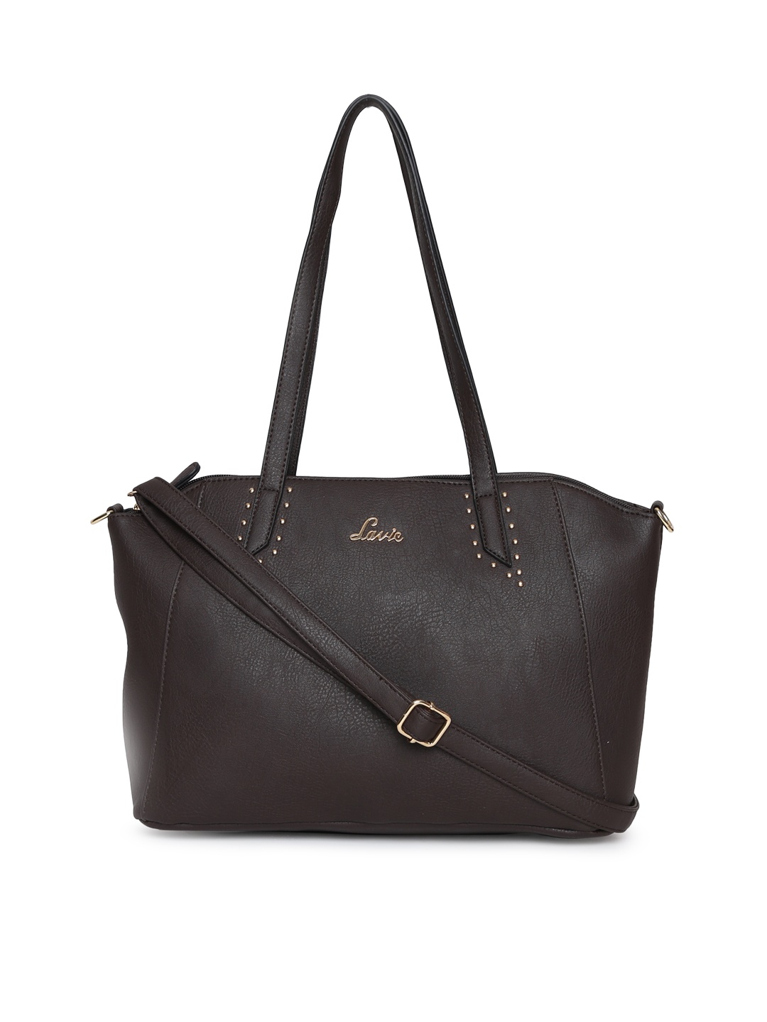 

Lavie Dark Brown Solid Shoulder Bag
