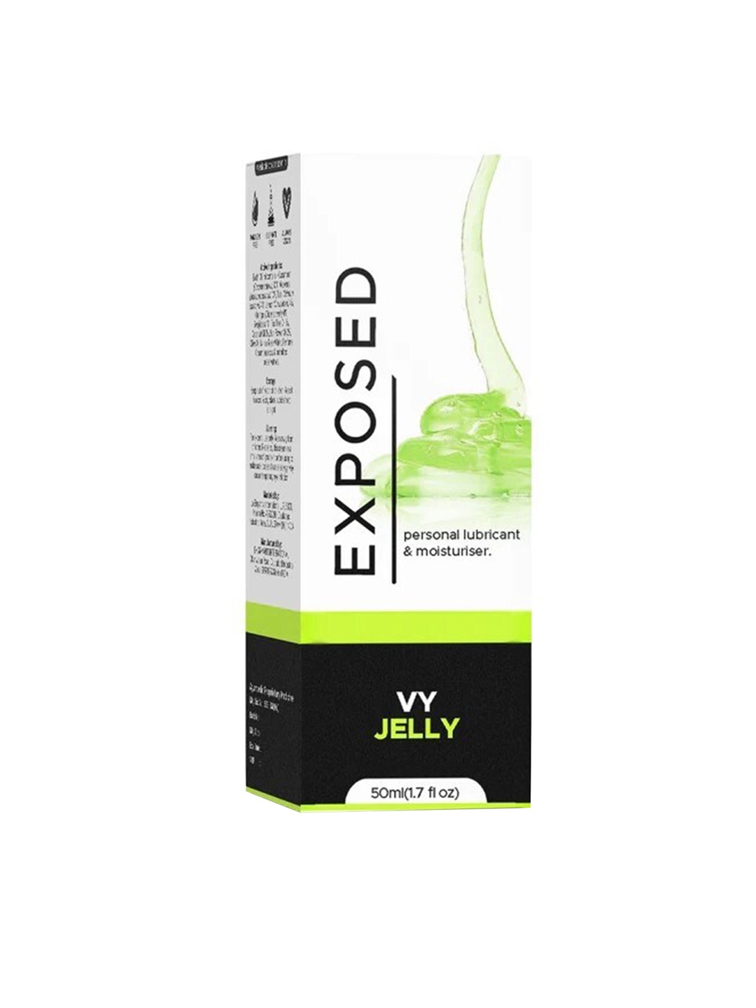 

EXPOSED VY Jelly Natural & Vegan Lubricant Gel - 50 ml, White