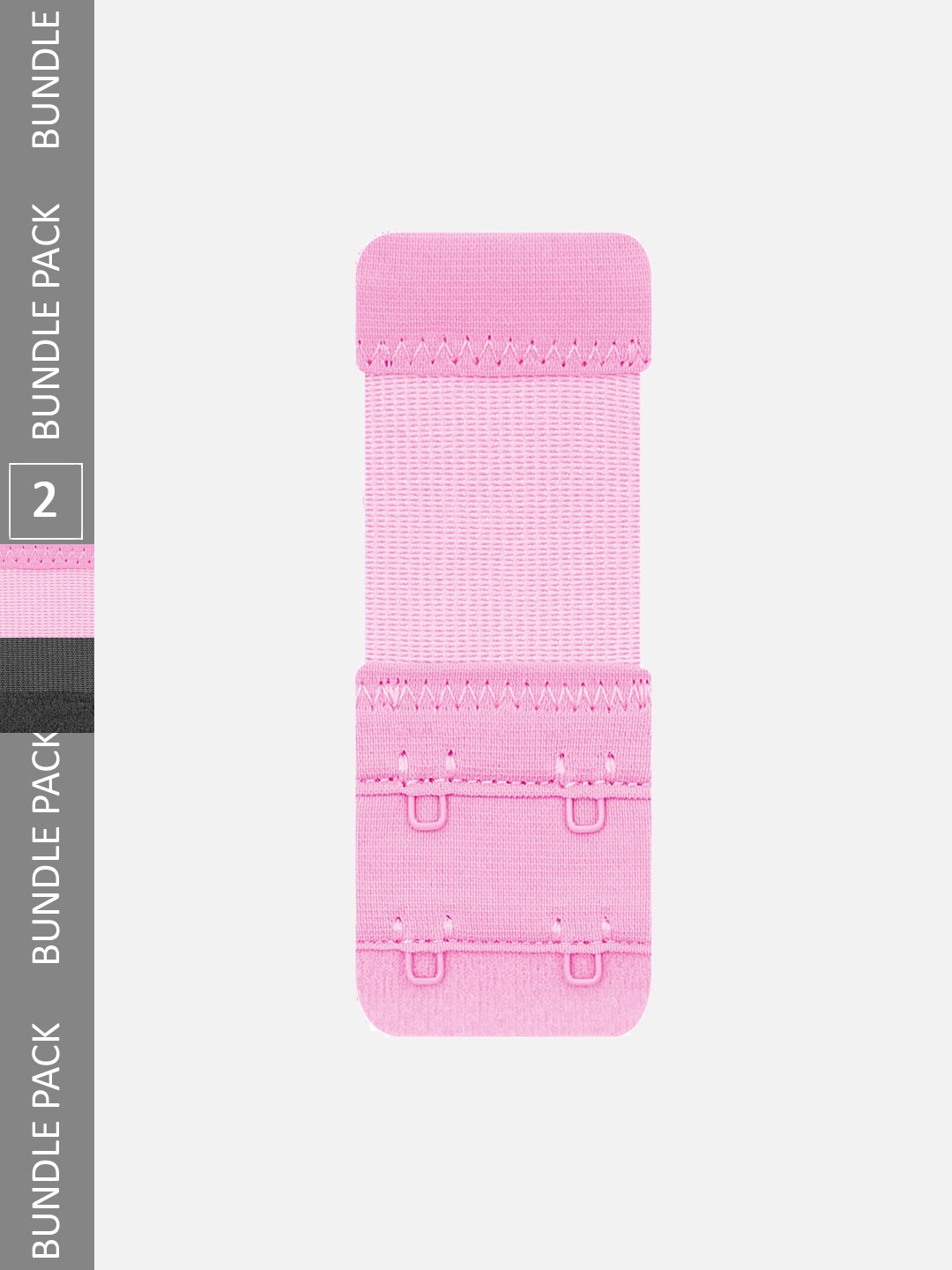 

FIMS Set of 2 Stretchy Bra Hook Extension, Pink