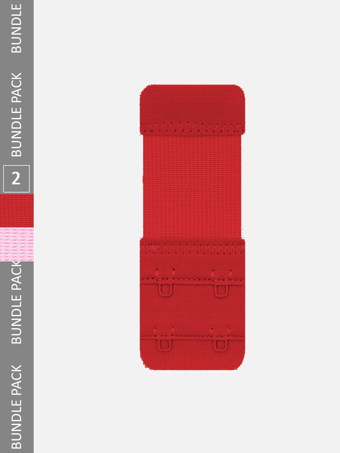 

FIMS Set Of 2 Stretchy Bra Hook Extension, Red