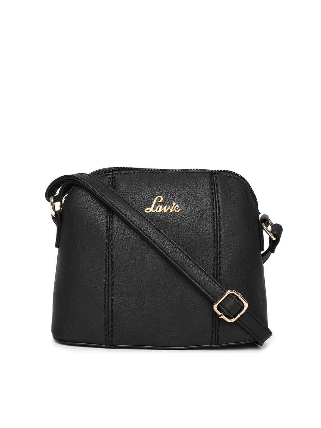 

Lavie Jeffrey Dome Women Black Solid Sling Bag