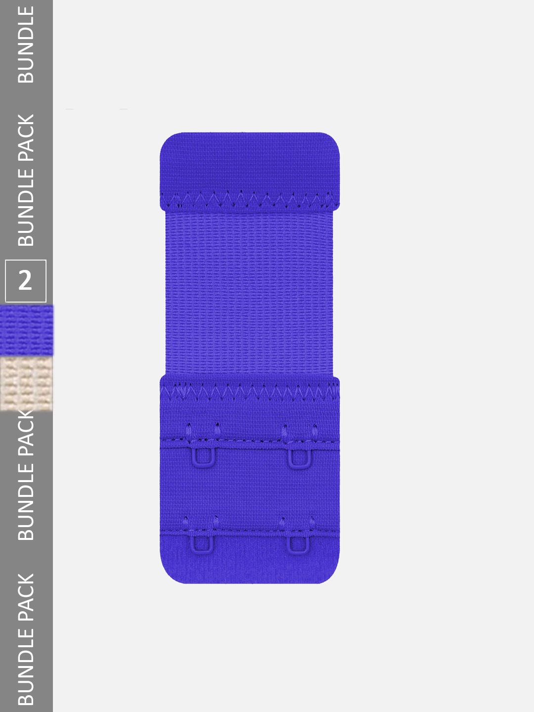 

FIMS Pack Of 2 Stretchy Bra Hook Extenders, Blue