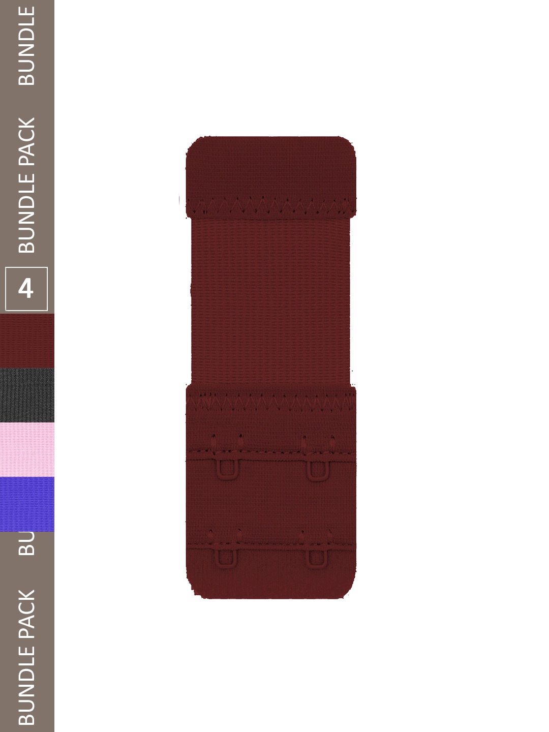 

FIMS Set Of 4 Bra Extenders, Maroon