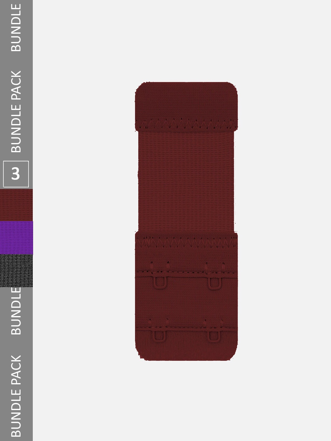 

FIMS Set Of 3 Bra Extenders Lingerie accessories, Maroon