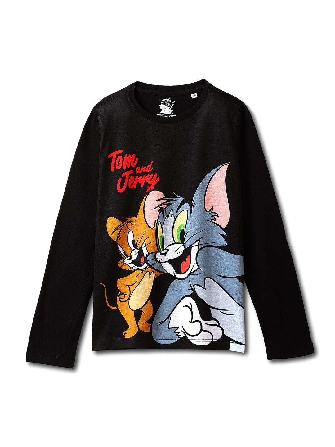 

Wear Your Mind Boys Tom & Jerry Printed T-shirt, Black