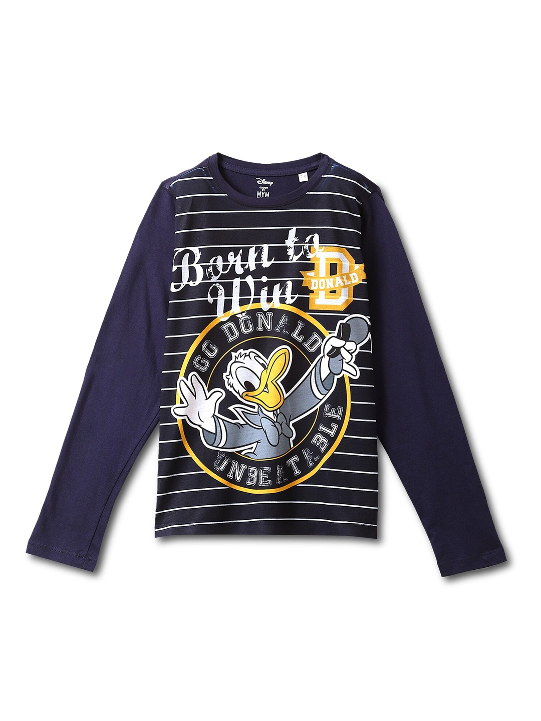 

Wear Your Mind Boys Donald Duck Printed T-shirt, Navy blue