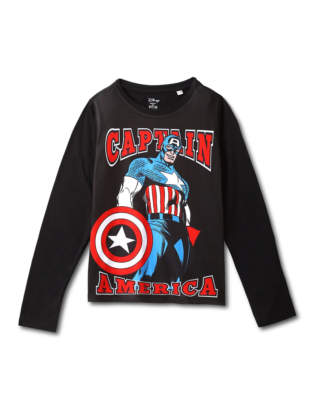 

Wear Your Mind Boys Avengers Printed T-Shirt, Black