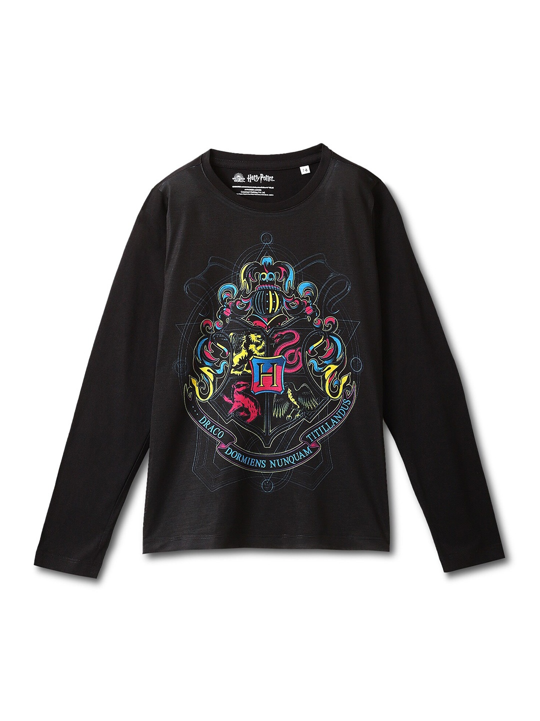 

Wear Your Mind Boys Graphic Printed T-shirt, Black
