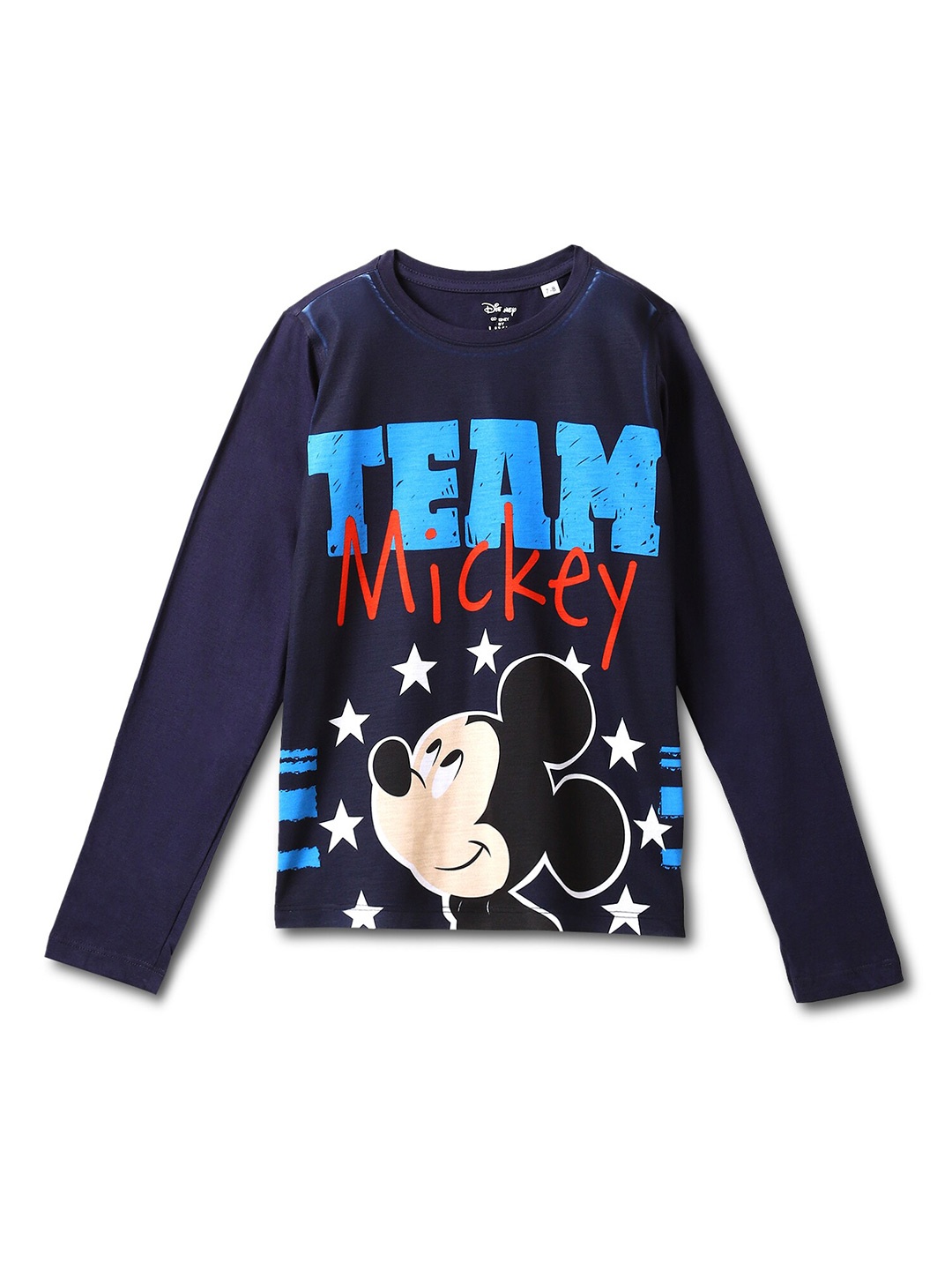 

Wear Your Mind Boys Mickey Mouse Printed T-shirt, Blue