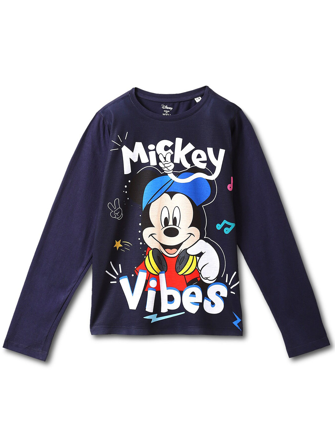 

Wear Your Mind Boys Mickey Mouse Printed T-shirt, Blue