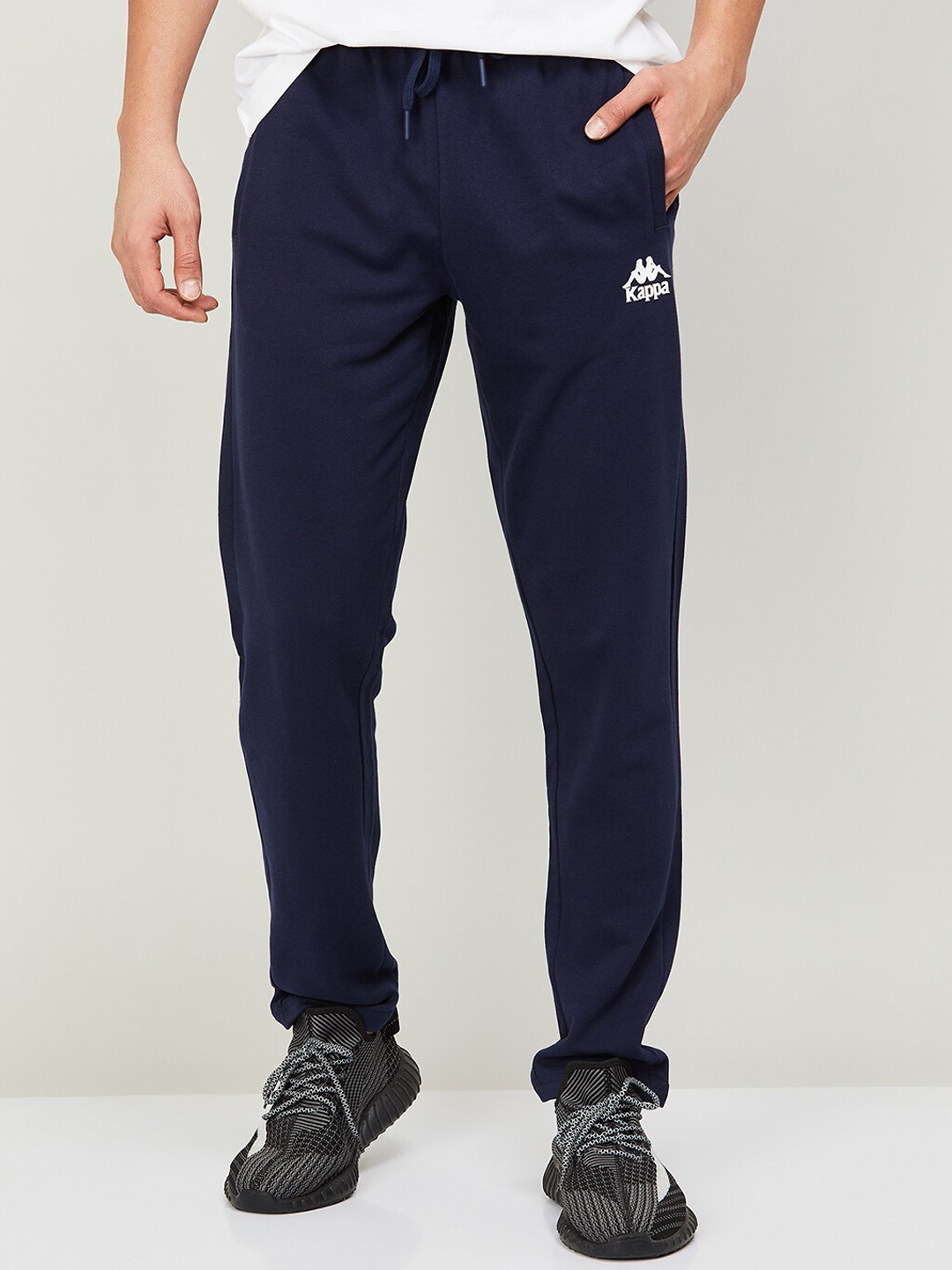 

Kappa Men Mid-Rise Slim-fit Track Pants, Blue