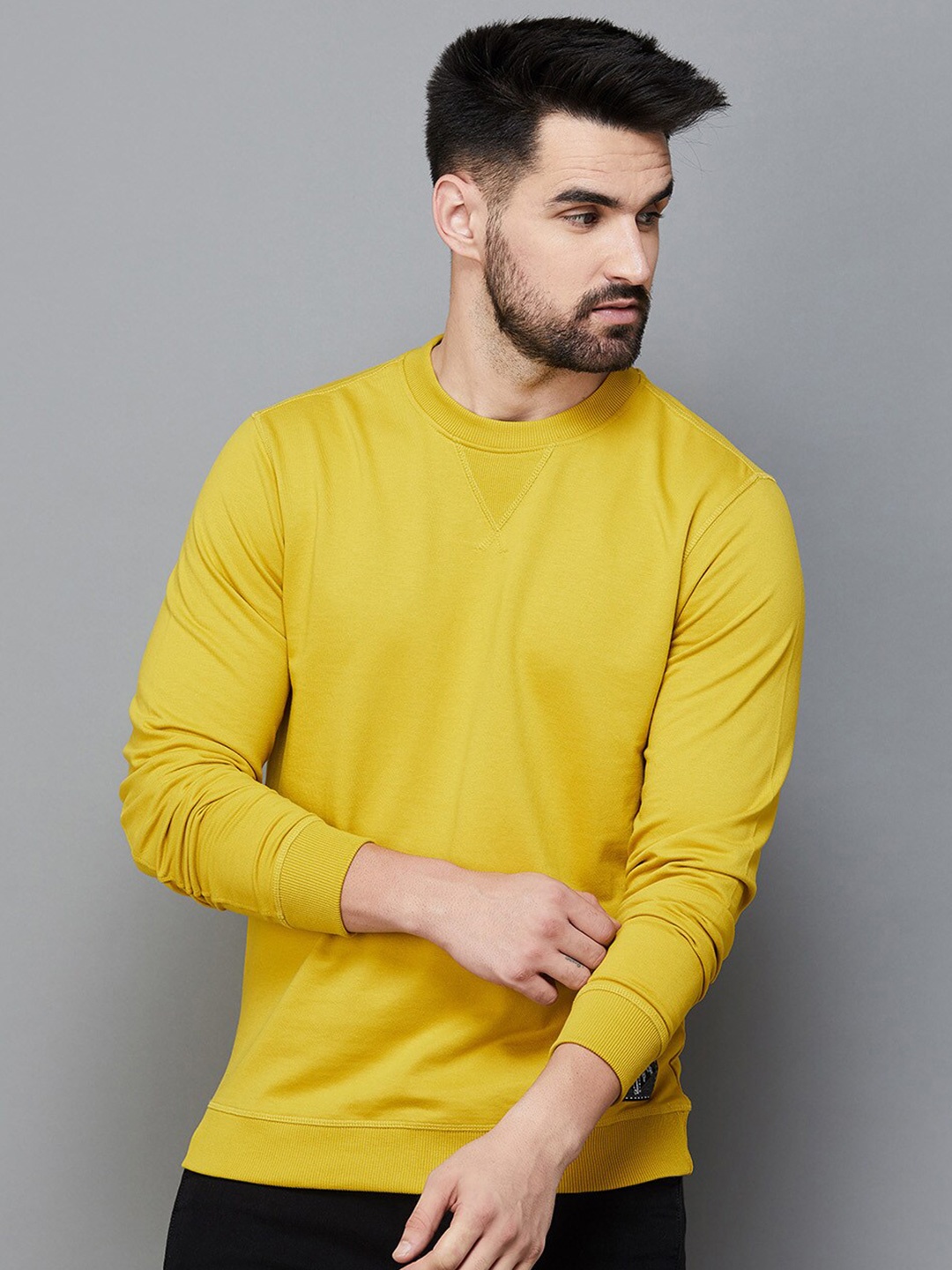 

Forca by Lifestyle Long Sleeves Pullover, Yellow