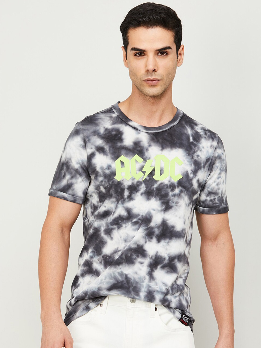 

Forca by Lifestyle Dyed Cotton T-Shirt, Black