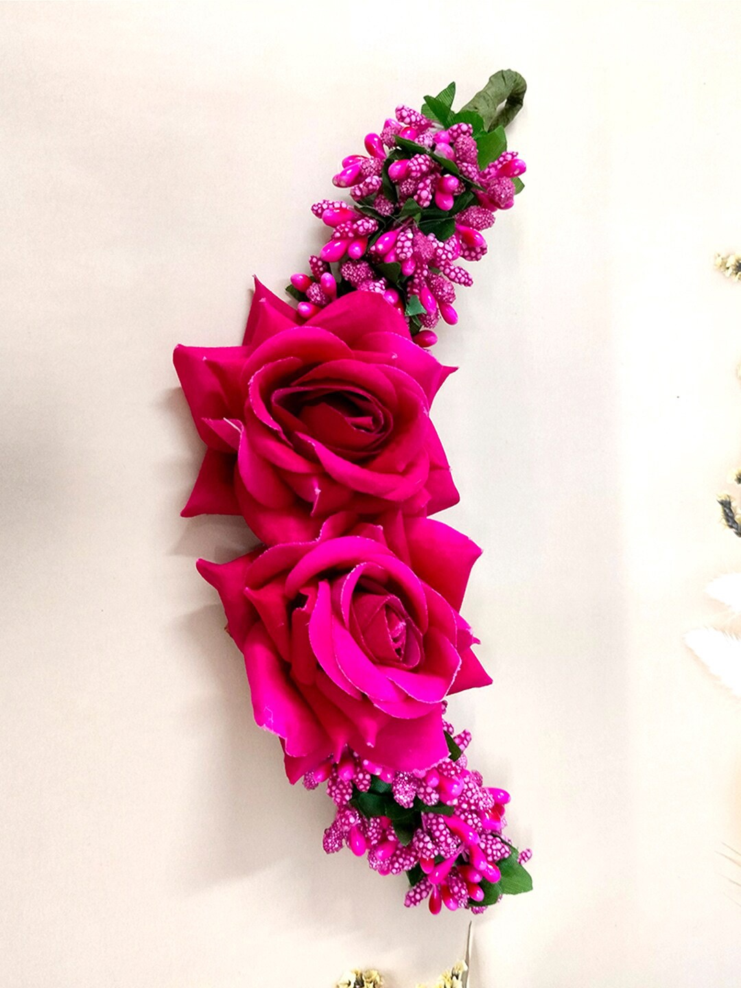 

Hair Flare Floral Embellished Hair Tiara, Pink
