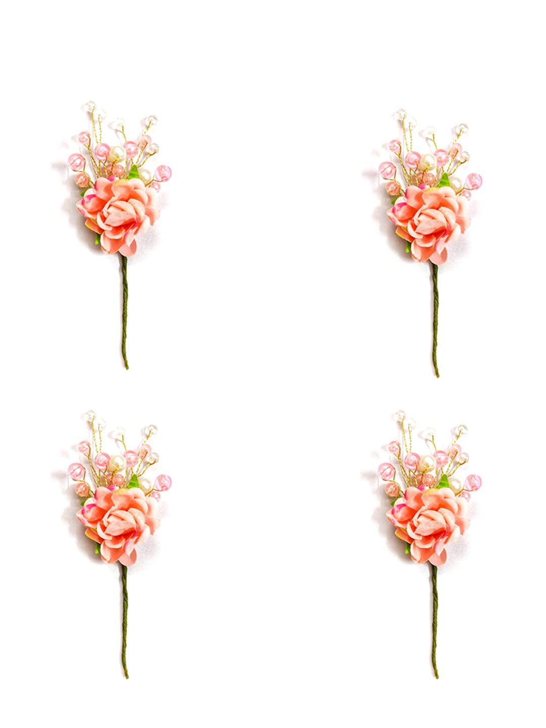 

Hair Flare Set of 4 Hair Accessory Set, Peach