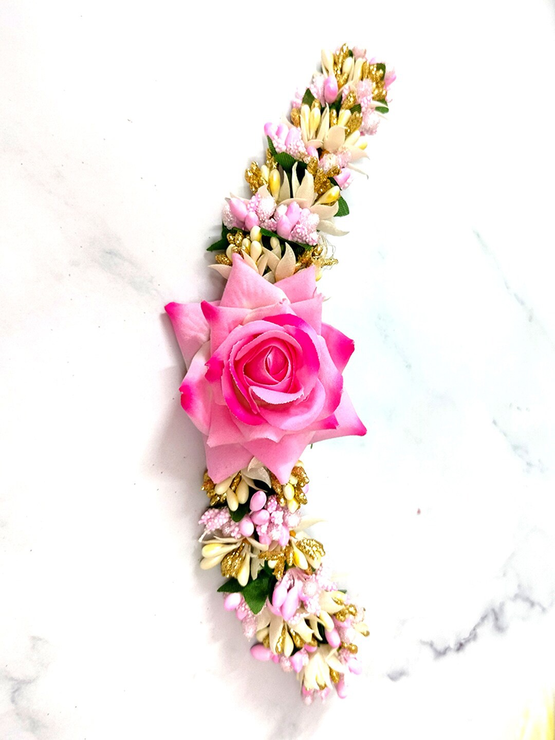 

Hair Flare Artificial Flower Tiara, Pink