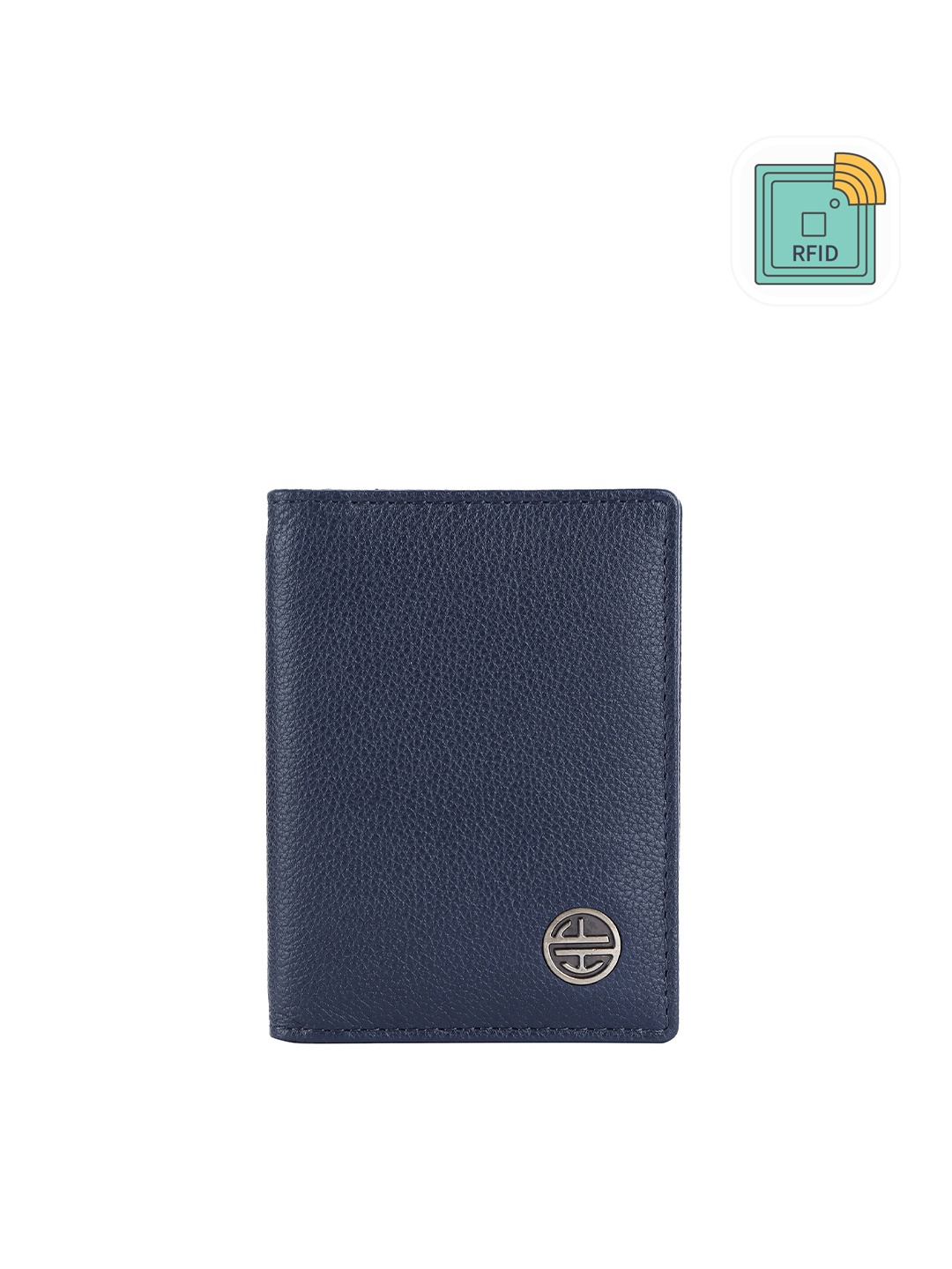 

HAMMONDS FLYCATCHER Men Textured Leather Card Holder, Blue