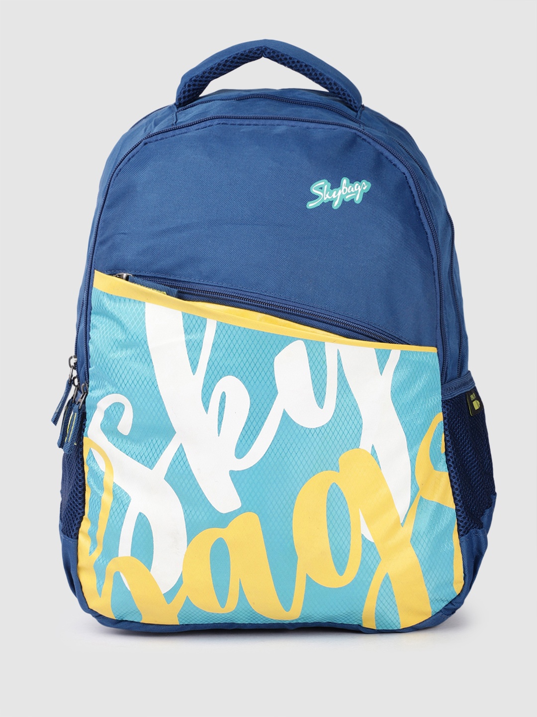 

Skybags Unisex Brand Logo Printed Backpack, Blue