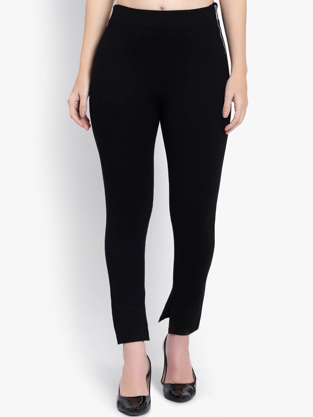 

DRIRO Women Ankle-Length Jeggings, Black