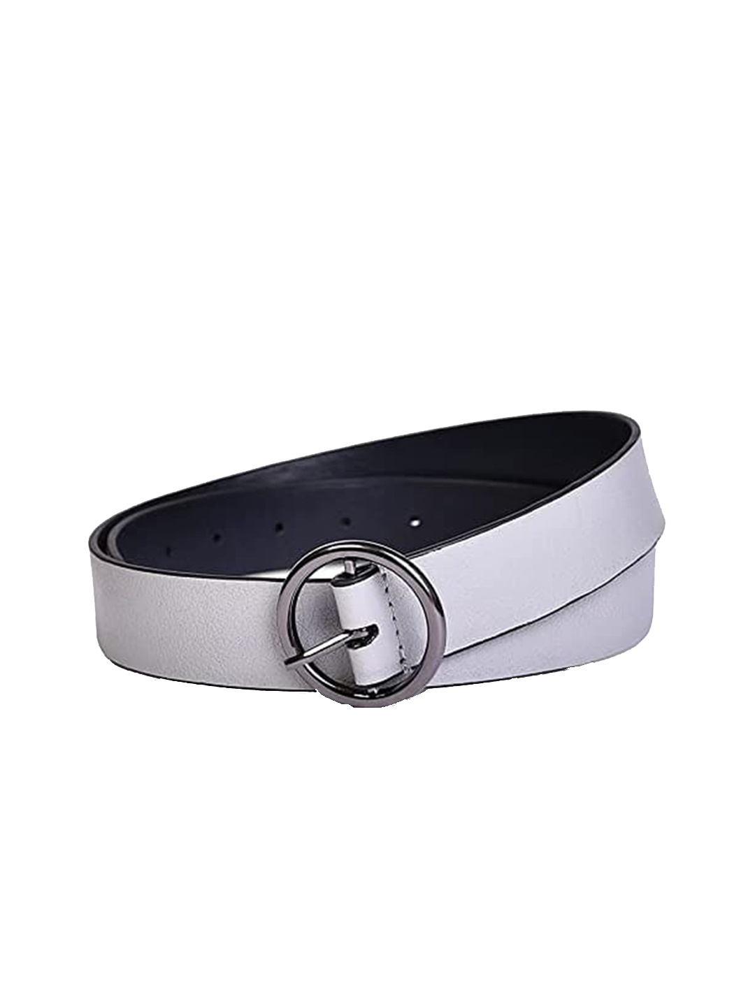 

Belwaba Women Belt & Wallet Gift Set, Grey