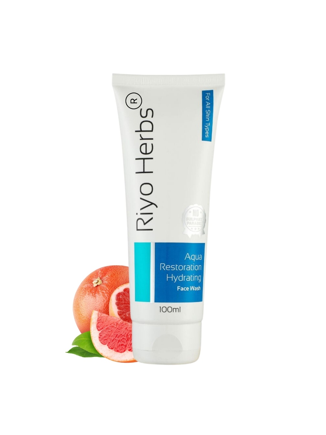 

Riyo Herbs Aqua Restoration Hydrating Face Wash - 100ml, Blue